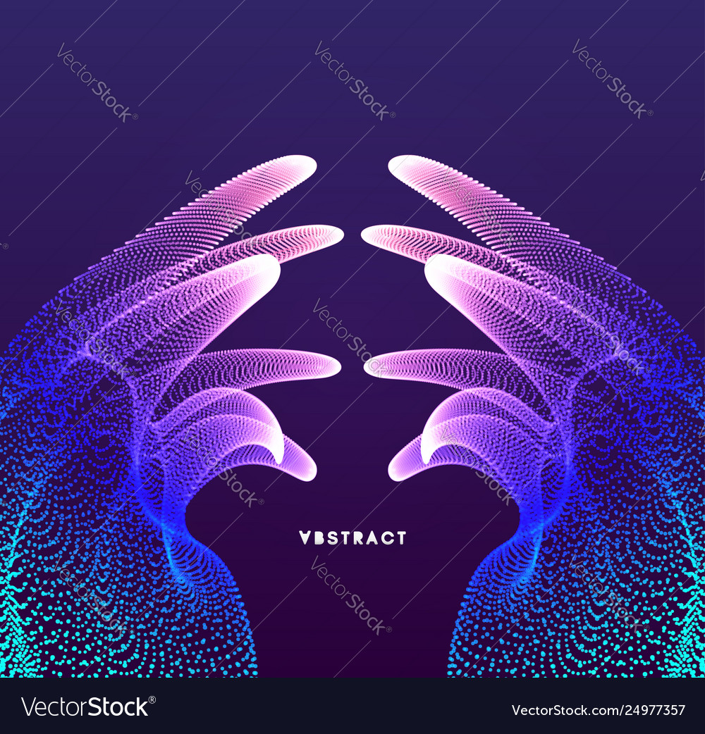 3d connection structure futuristic technology vector image 3d connection structure futuristic technology
