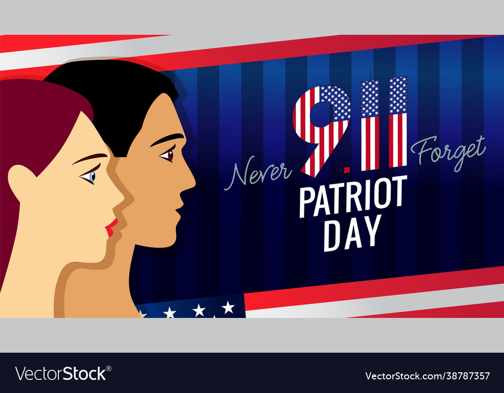 11 September Erinnerung Banner - Patriot Day