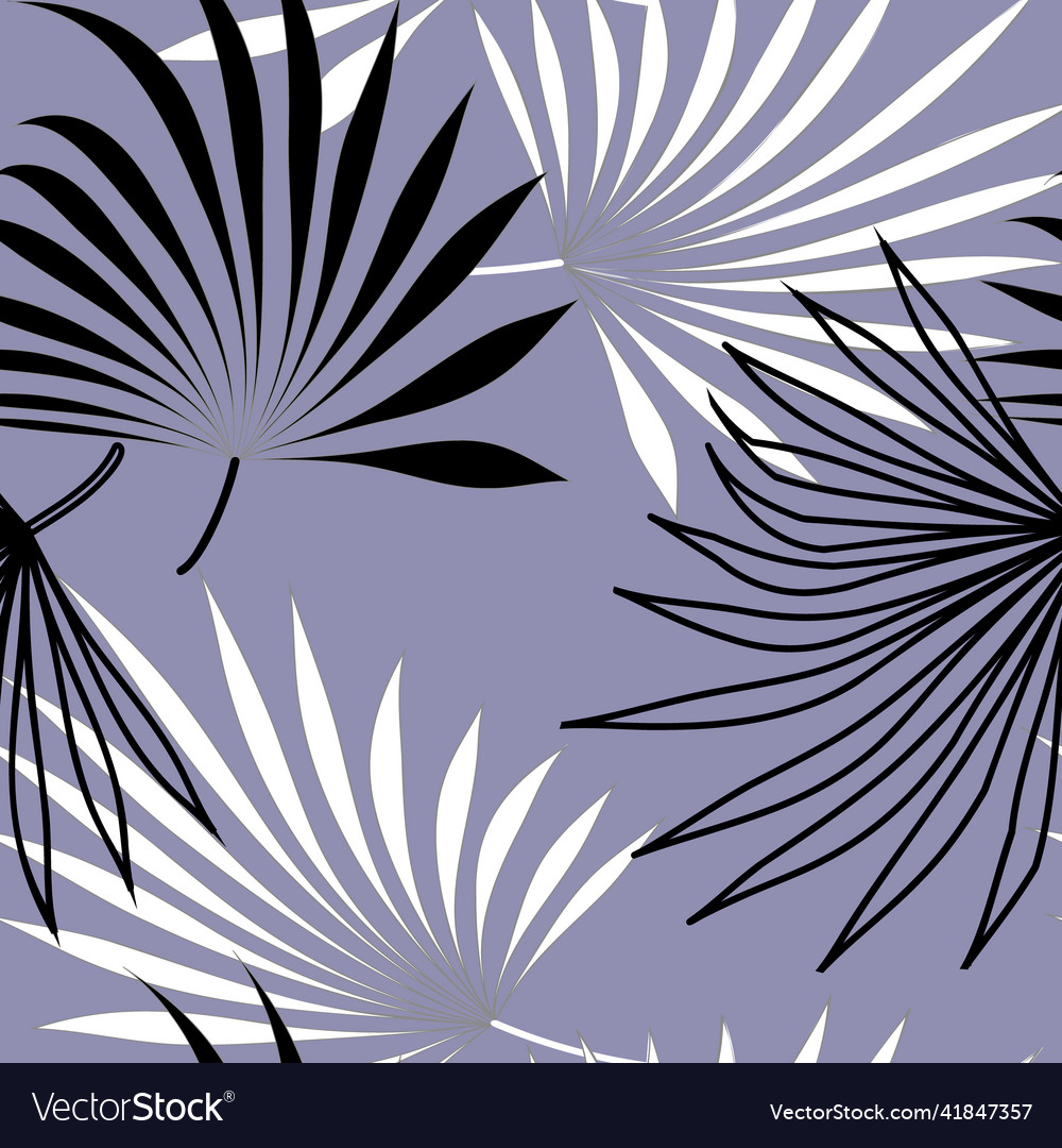 Abstract botanic seamless pattern
