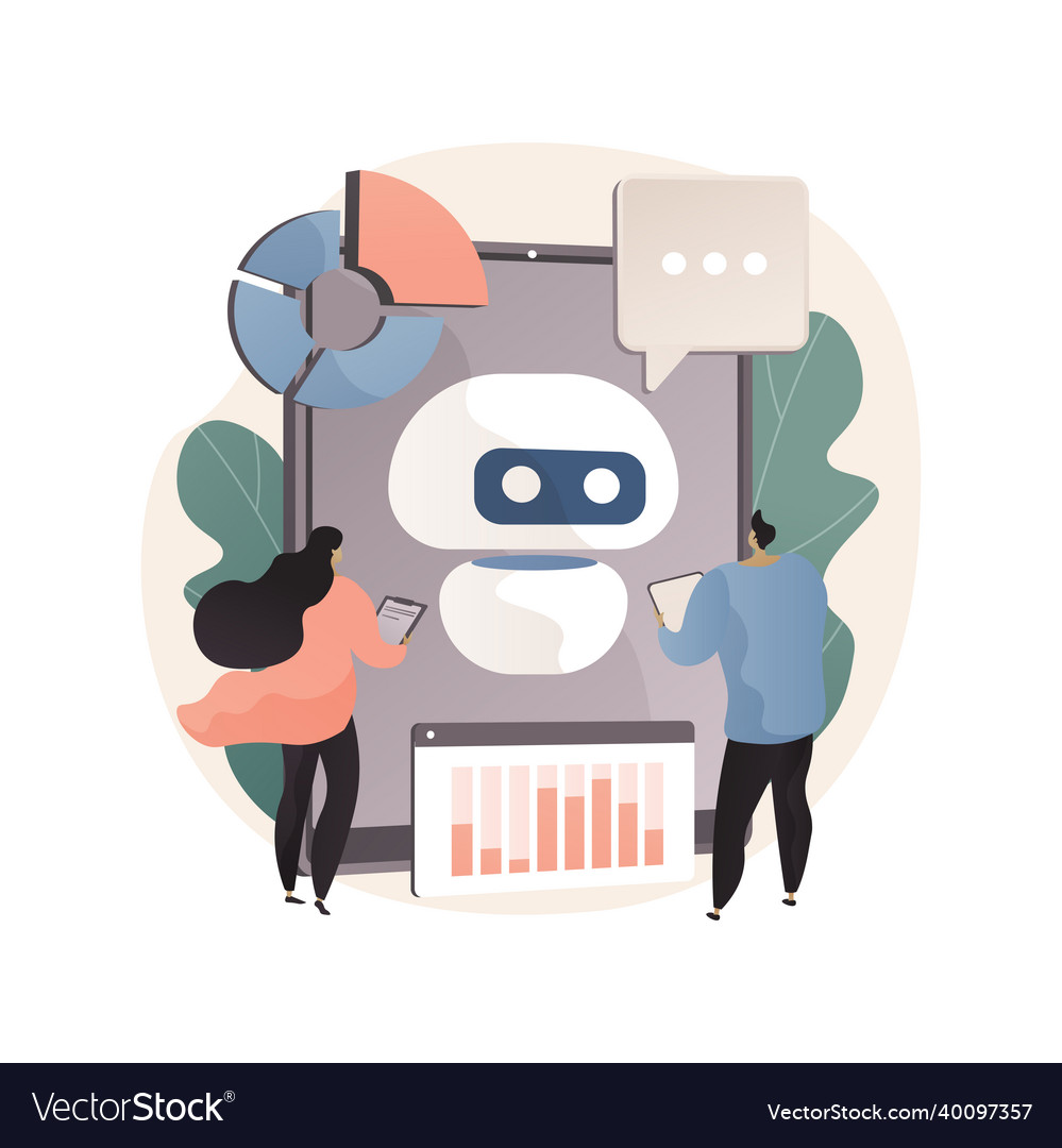 Chatbot development platform abstract concept