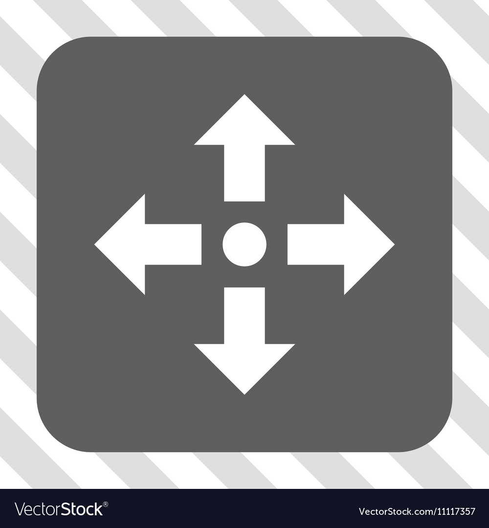 Expand arrows rounded square button