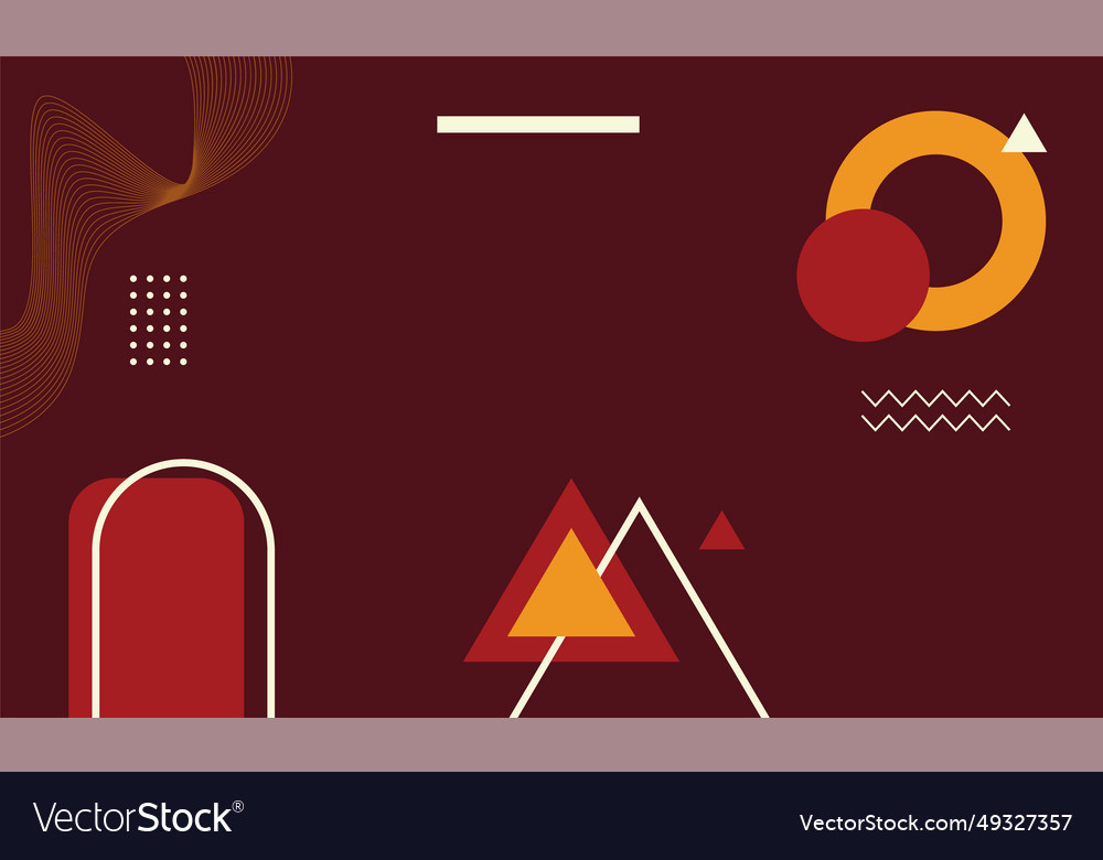 Geometric minimalist background for banner