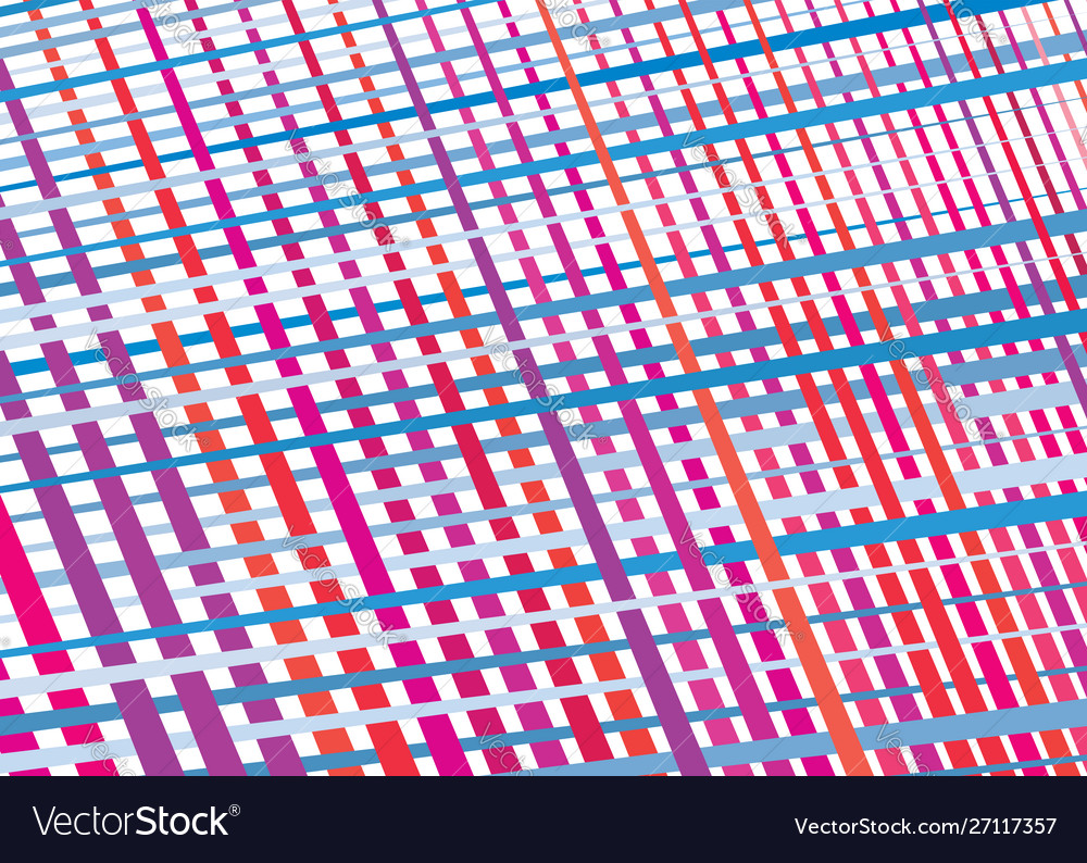 Grid mesh with dynamic lines intersecting stripes vector image Grid mesh with dynamic lines intersecting stripes