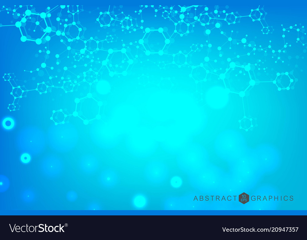 Hexagonal abstract background big data vector image Hexagonal abstract background big data
