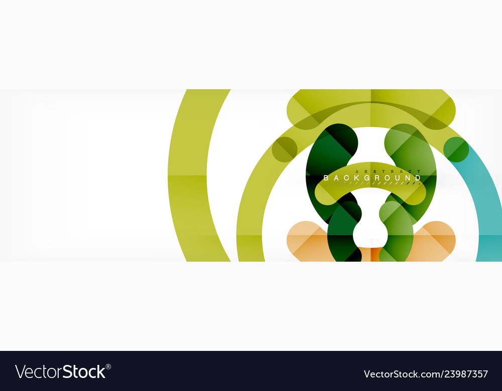 Linear design circle background Vector Image Linear design circle background