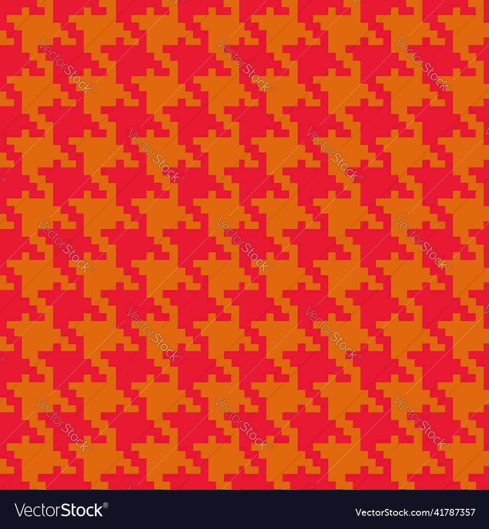 Pied de poule pattern seamless repeat vector image Pied de poule pattern seamless repeat