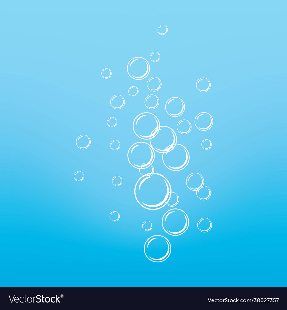 Realistic water bubble Royalty Free Vector Image