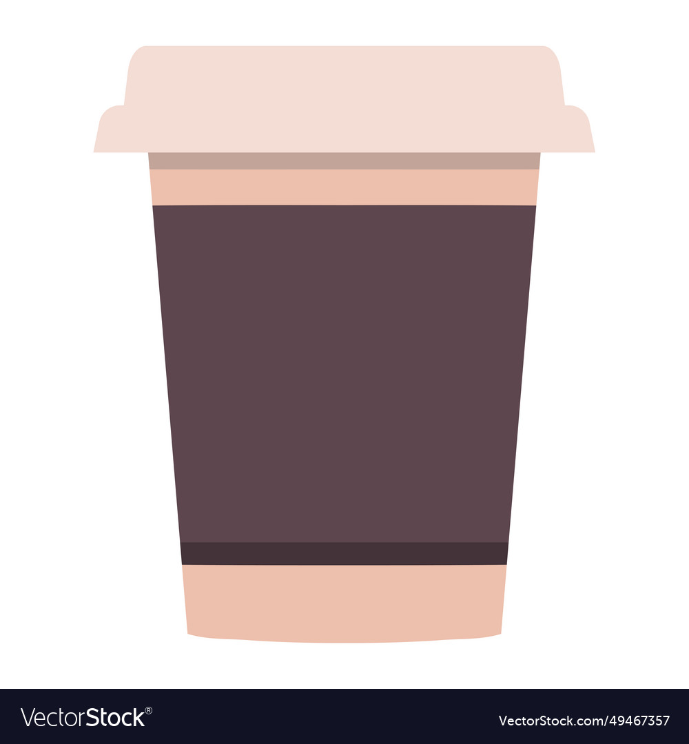 Reusable coffee cup fresh Royalty Free Vector Image
