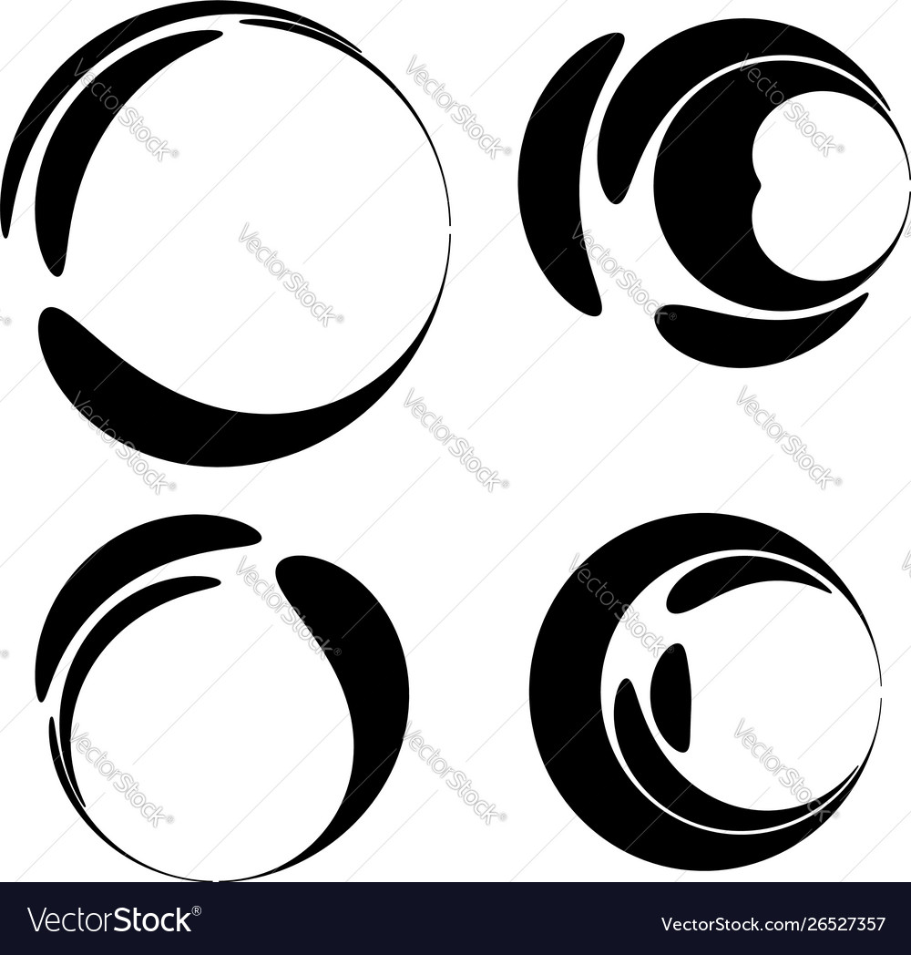Set 3 circle blobs liquird like shapes Vector Image Set 3 circle blobs liquird like shapes