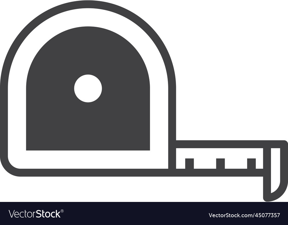Tape measure in minimal style