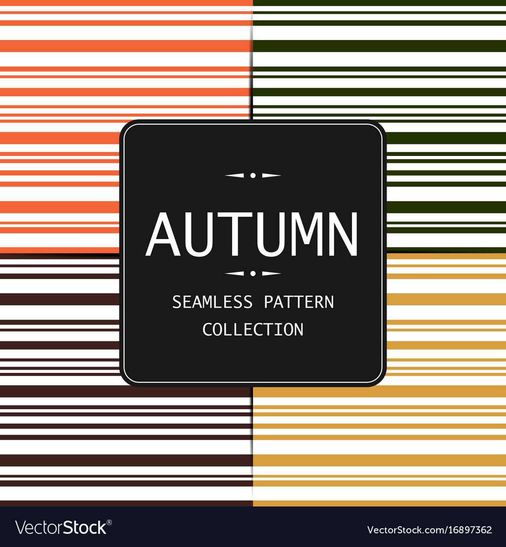 10 autumn seamless patterns endless