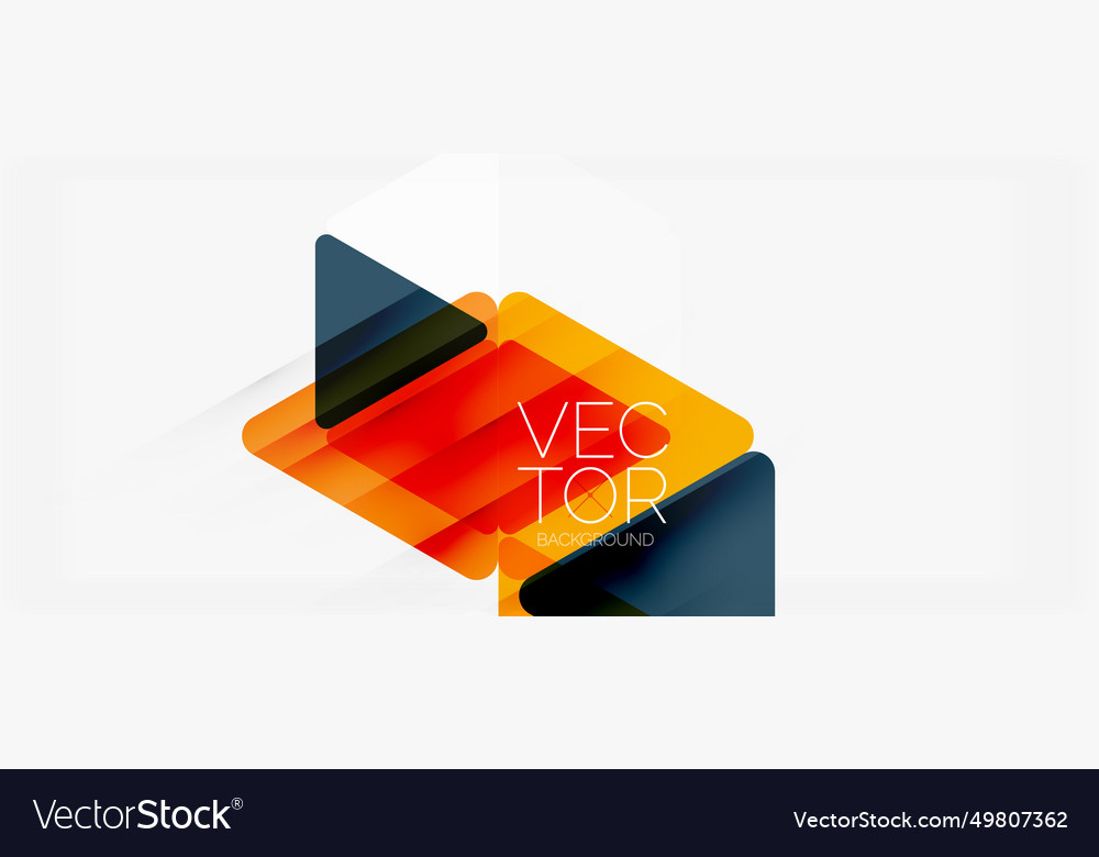 Abstract background color transparent triangles Vector Image Abstract background color transparent triangles