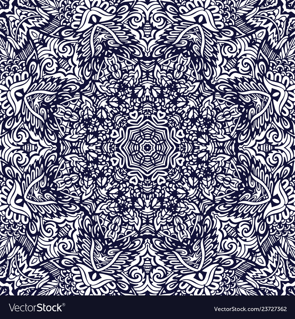 Abstract hand drawn sketch pattern vector image Abstract hand drawn sketch pattern