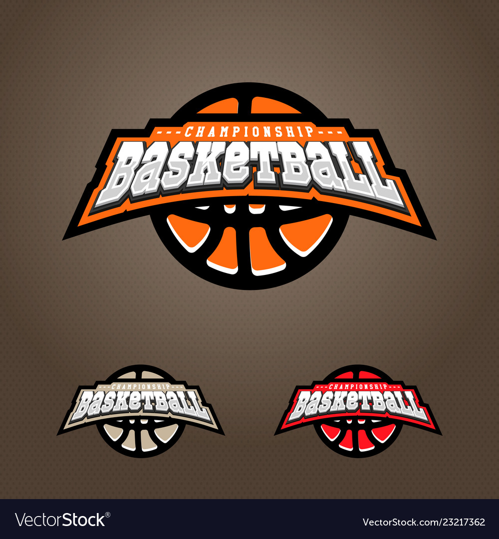 Basketball championship logo t-shirt design