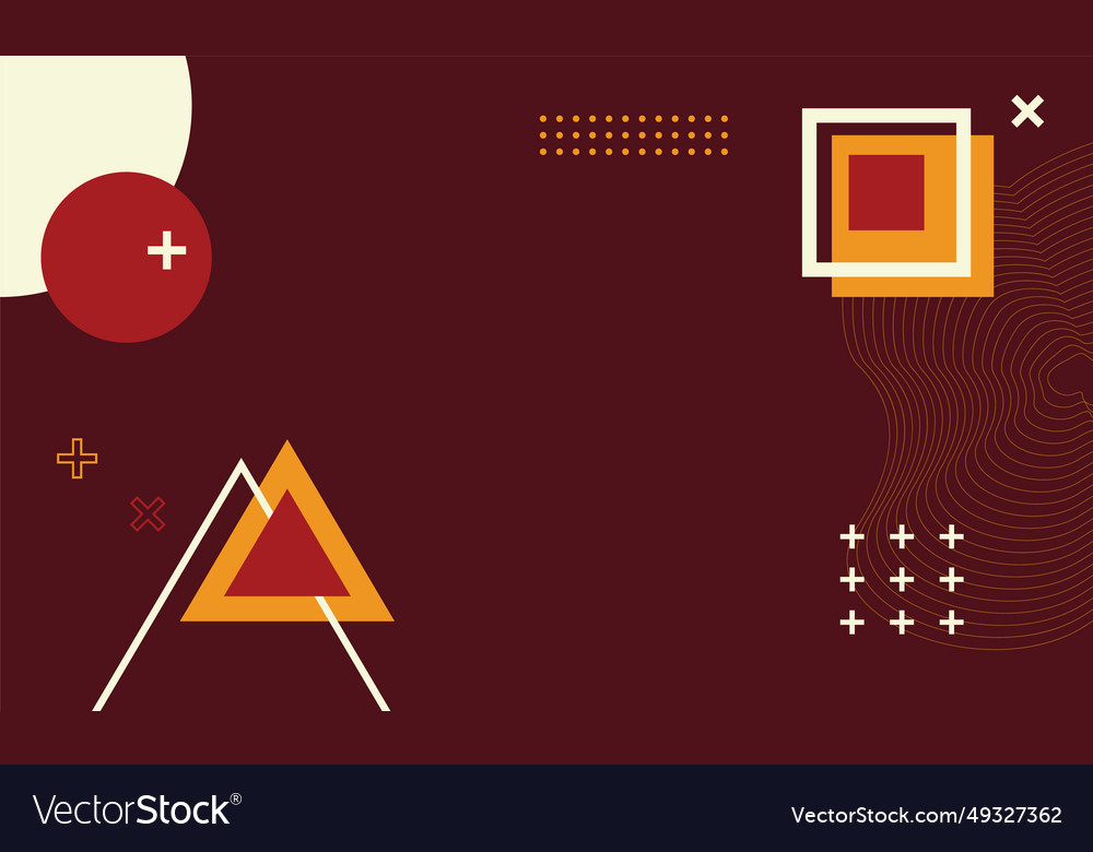 Geometric minimalist background for banner Vector Image