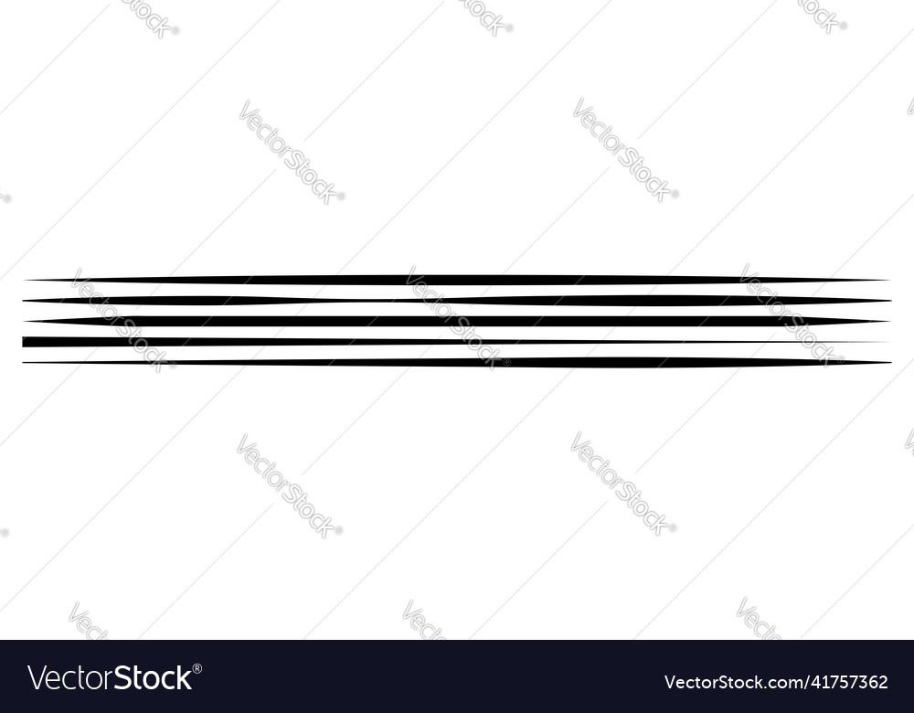 Line stripe element with distorted deformed effect Vector Image Line stripe element with distorted deformed effect
