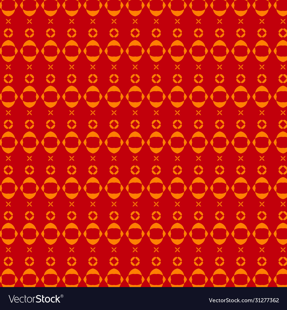 Nice red pattern design template vector image Nice red pattern design template