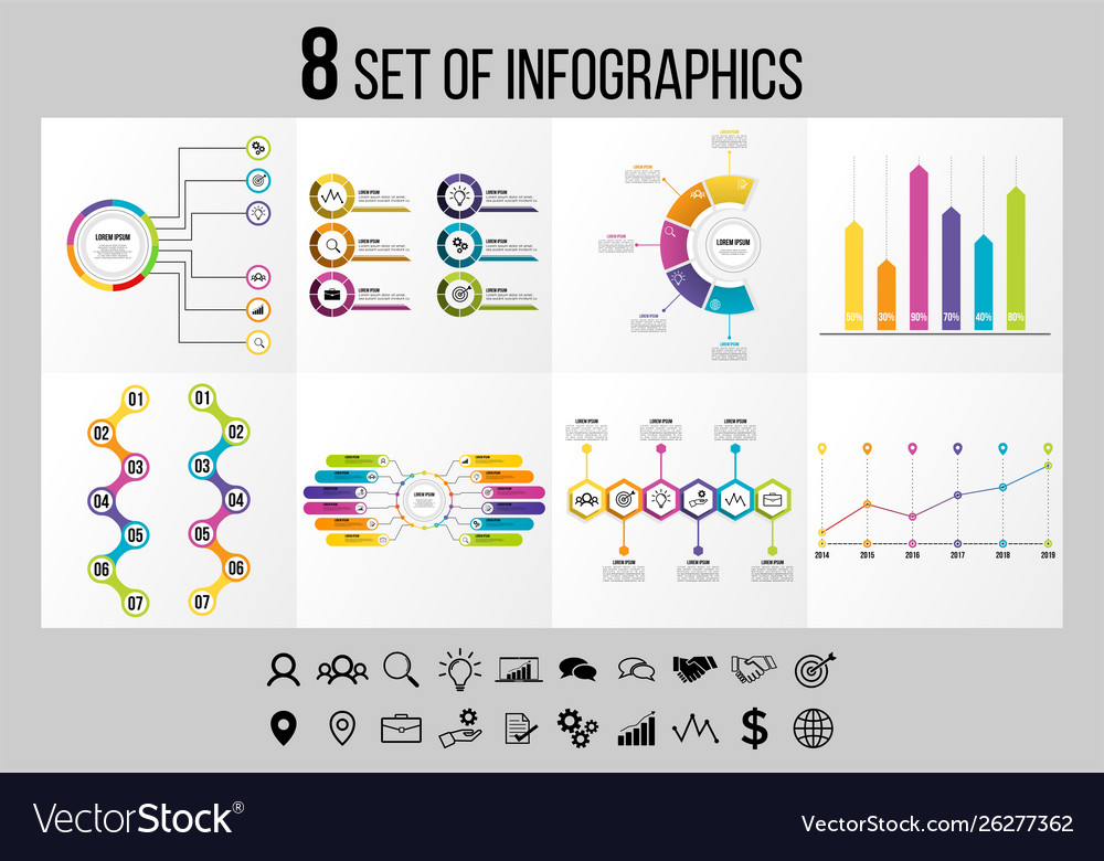Designvorlage für Infografikelemente vector image Designvorlage für Infografikelemente