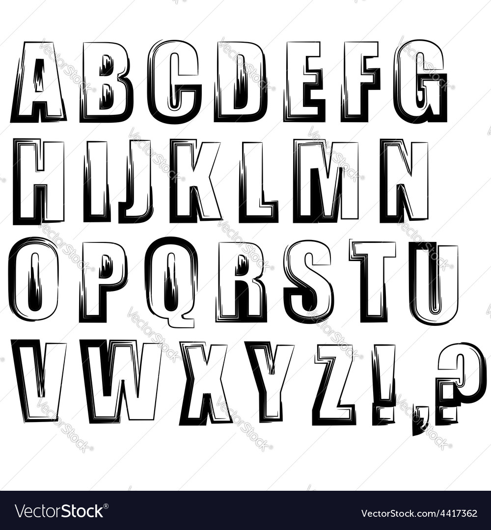 Stylish Letter Collection