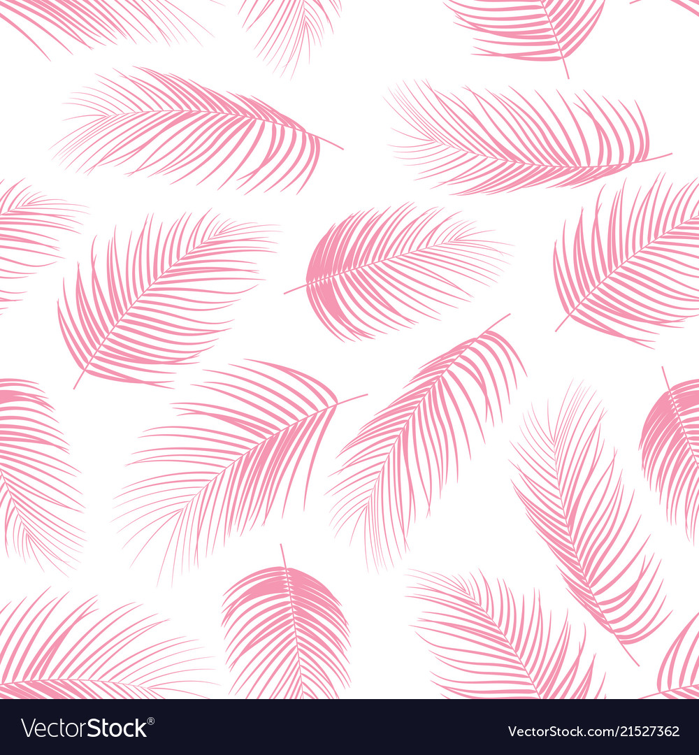 Tropical Palm Leaf Pattern