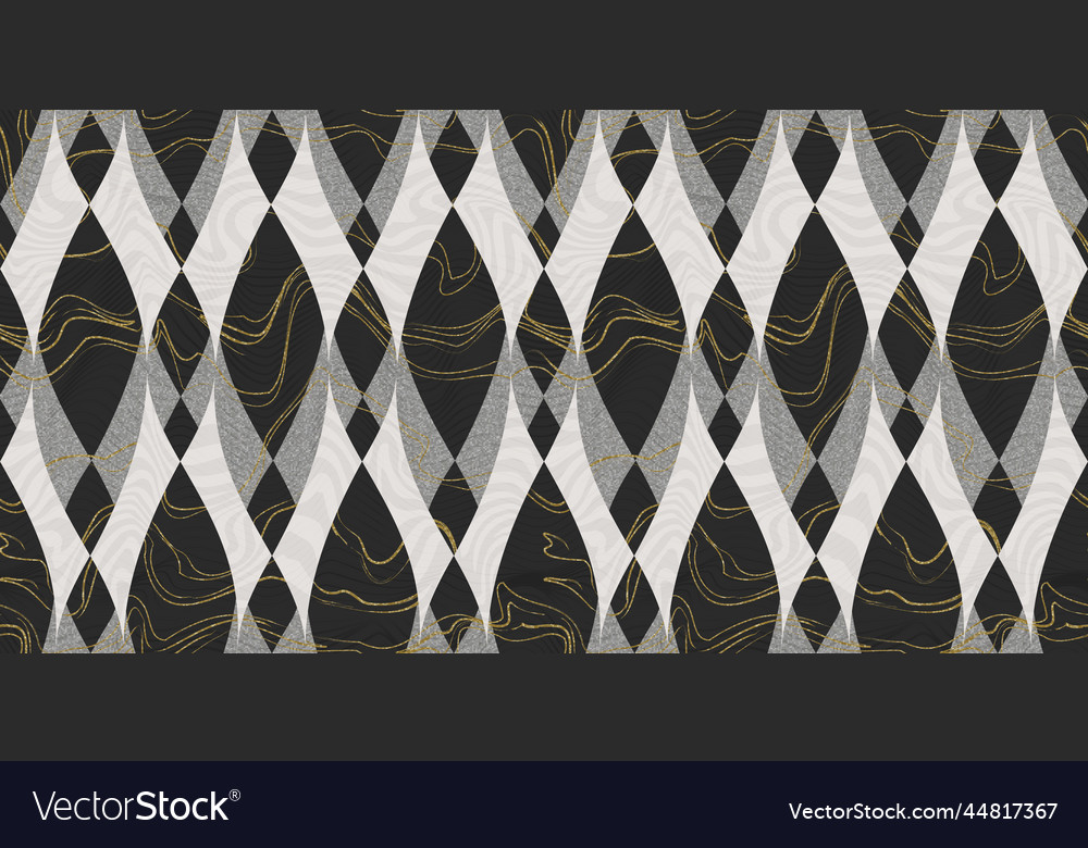 Art deco geometric pattern Royalty Free Vector Image