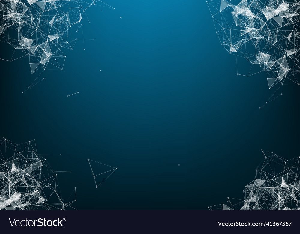 Data technology background big visualization vector image Data technology background big visualization