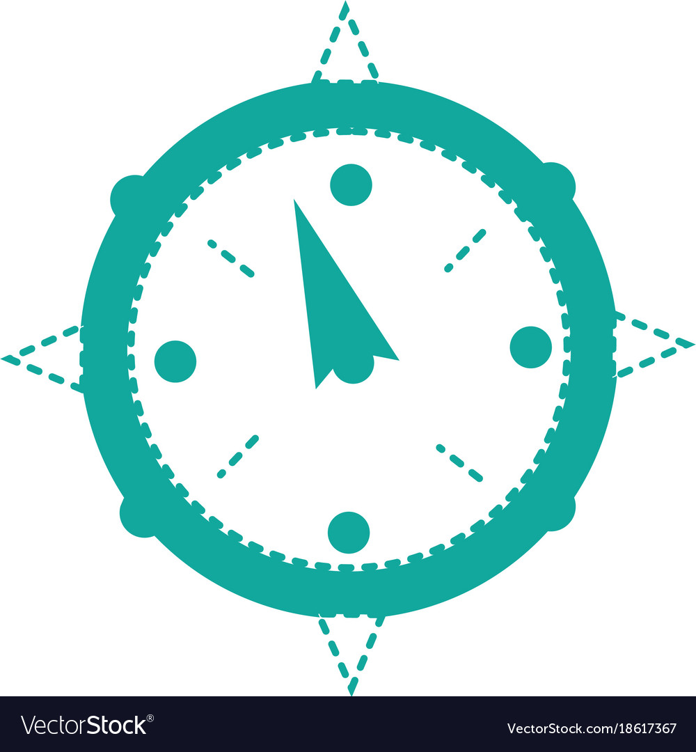 Dotted shape compass object to travel in map