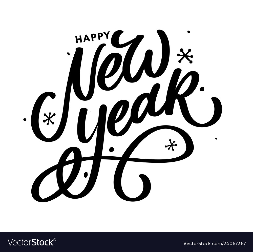 Happy new year 2021 beautiful greeting card Vector Image