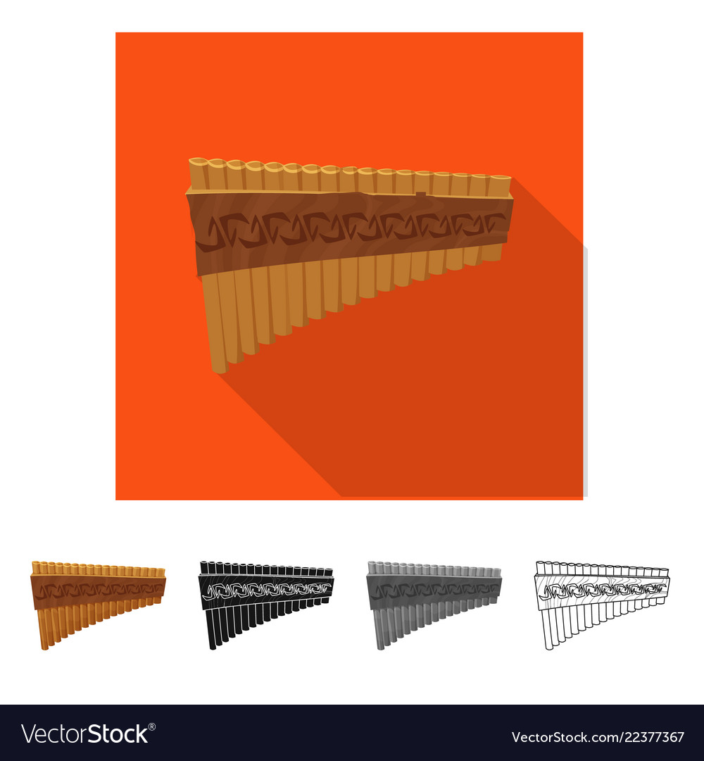 Isolated object of music and tune icon collection