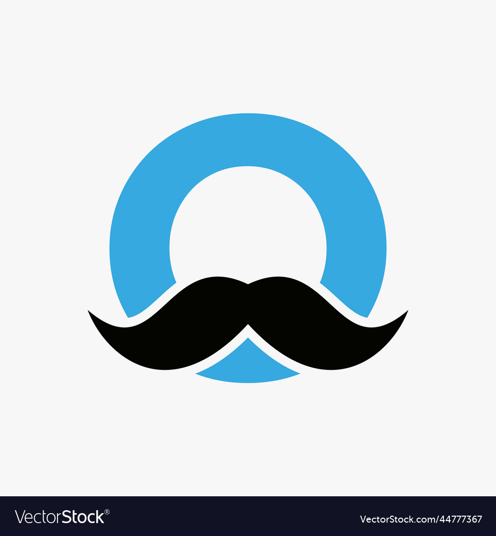 Letter o barbershop logo design hairstylist