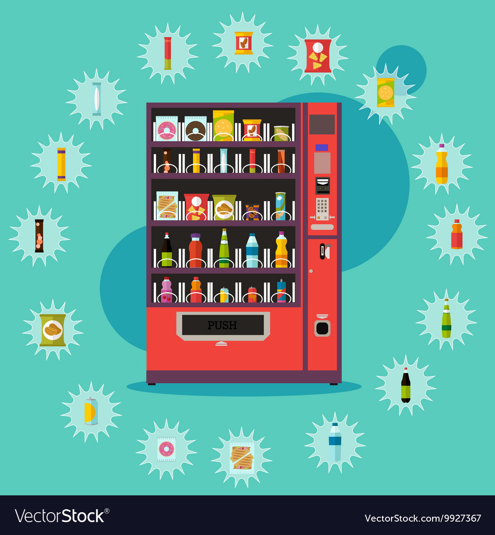 Vending machine with product items