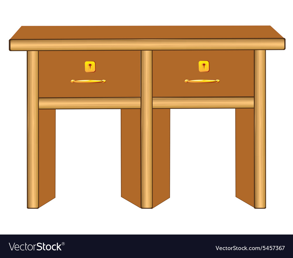 Wooden table Royalty Free Vector Image - VectorStock