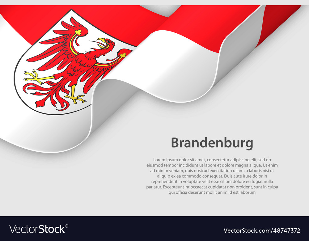 3D-Band mit Flaggenmarkeenburg Deutschland