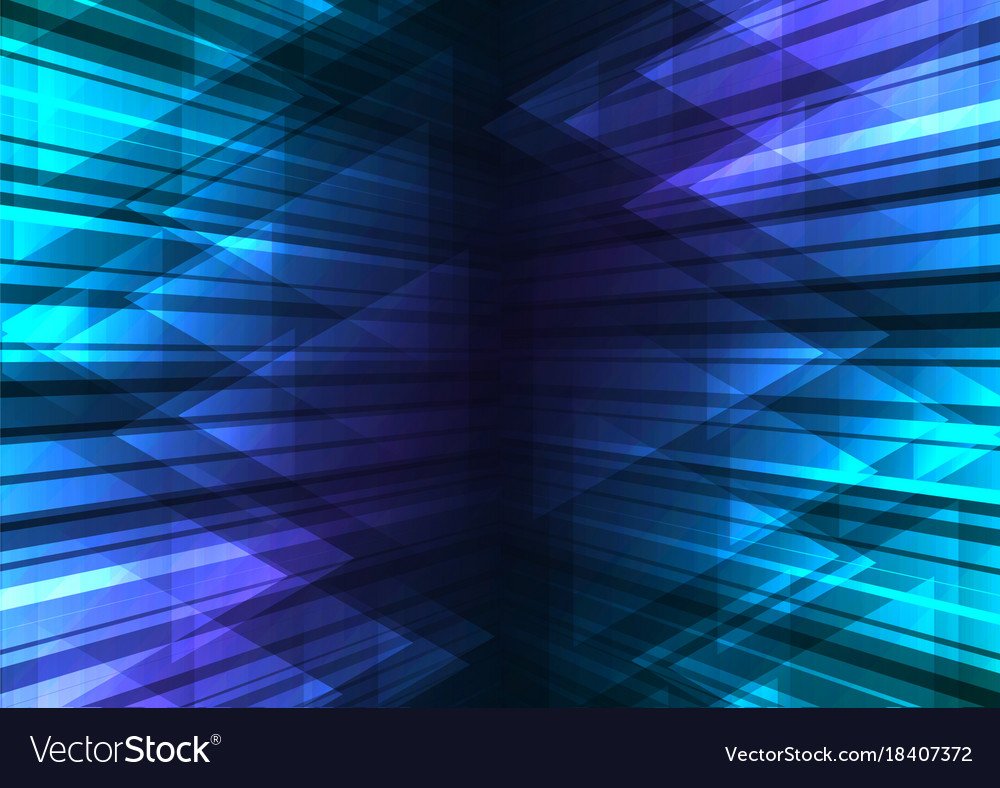 Blue speed bar and triangle abstract background