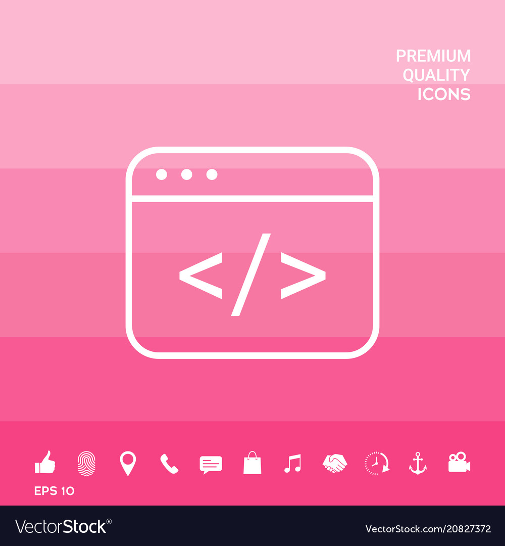 Code editor icon