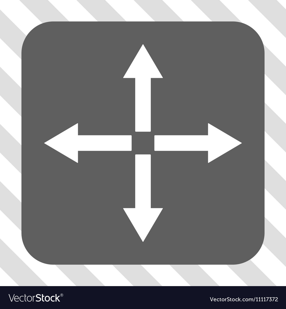 Expand arrows rounded square button