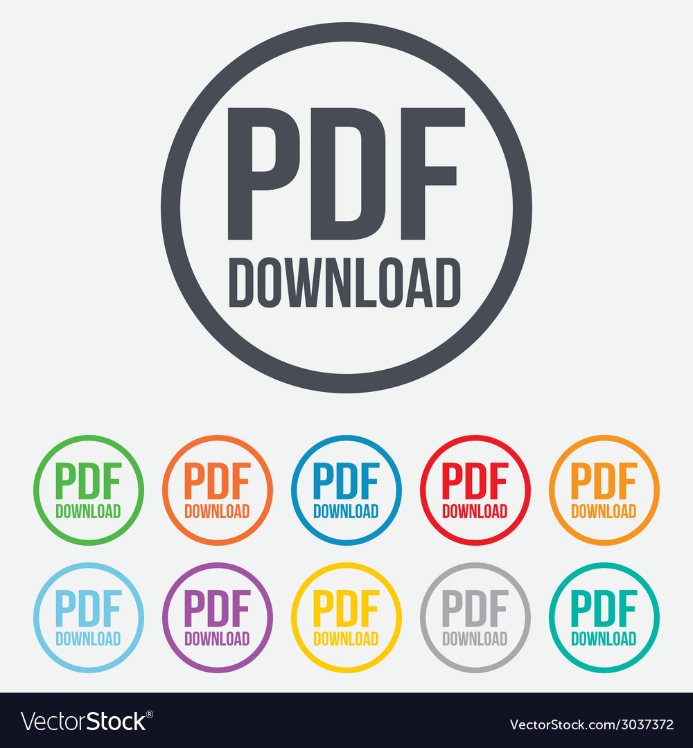 Pdf download icon upload file button