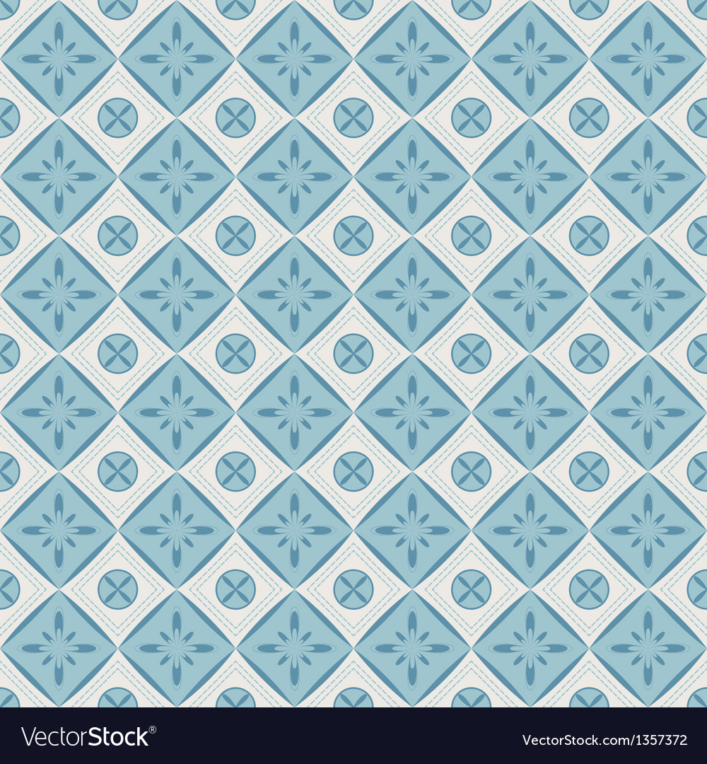 Seamless pattern with geometric diamond shapes Vector Image