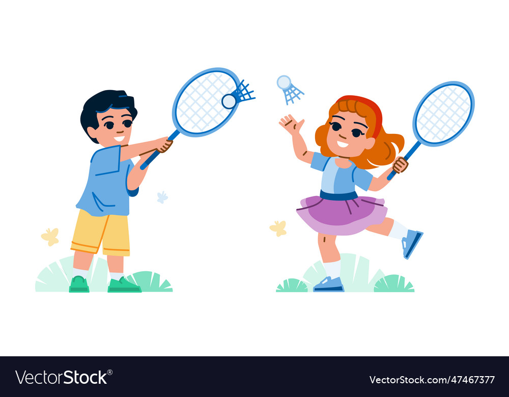 Badminton kid