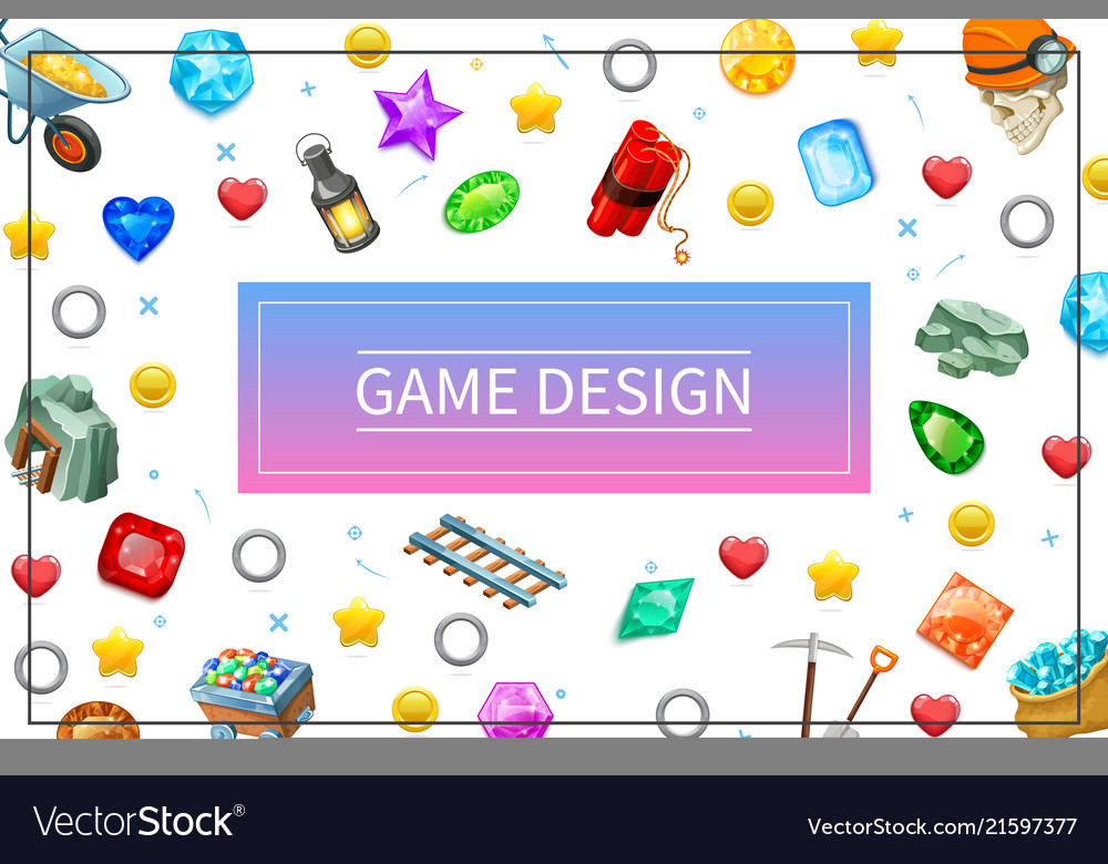 Premium Vector  Game site concept in flat cartoon design for