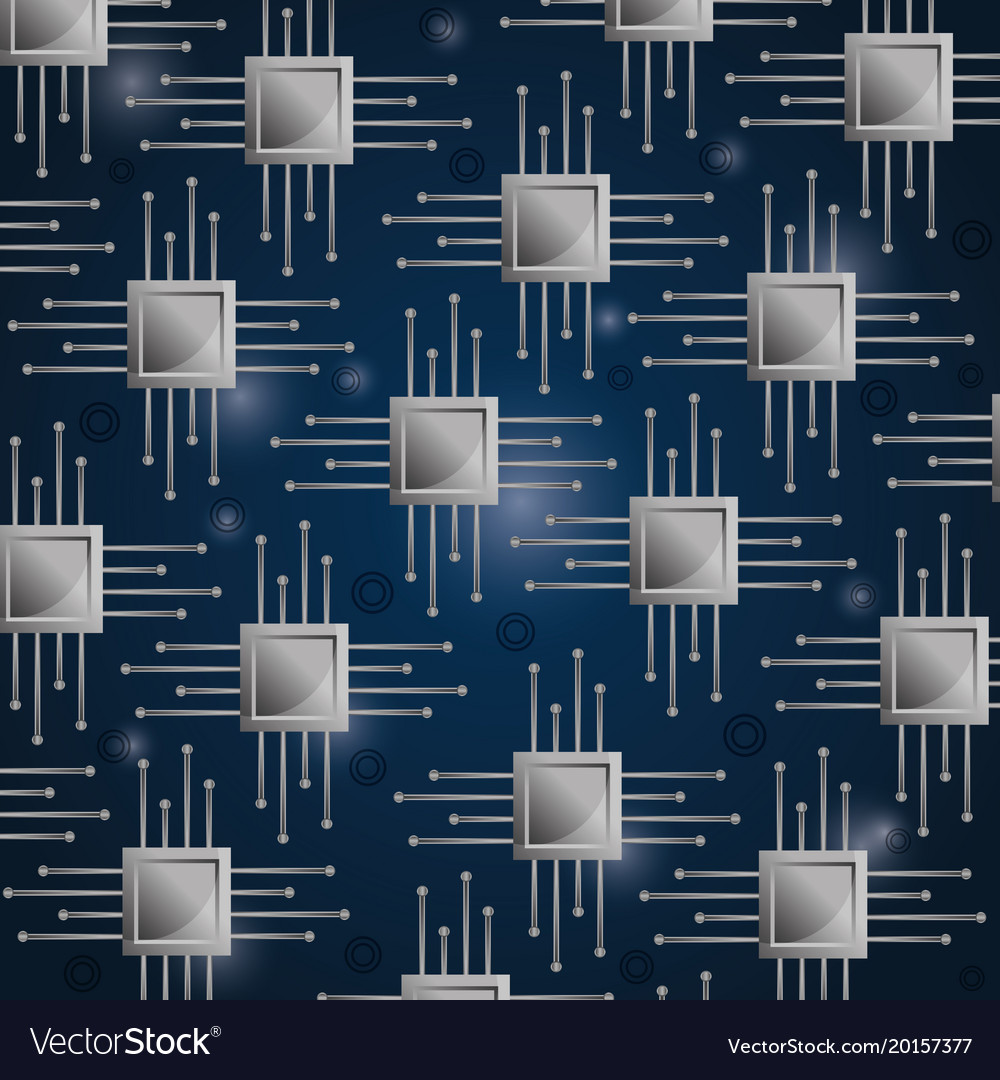 Circuit board seamless pattern background