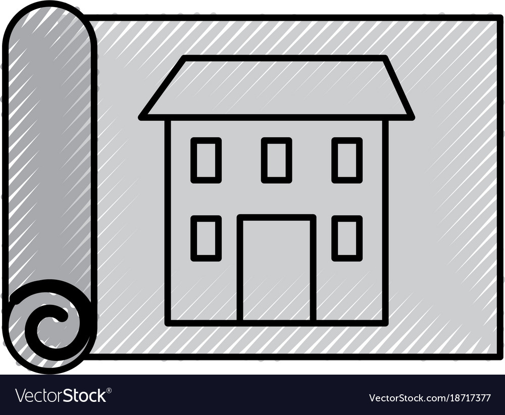 Construction architecture blueprint house paper