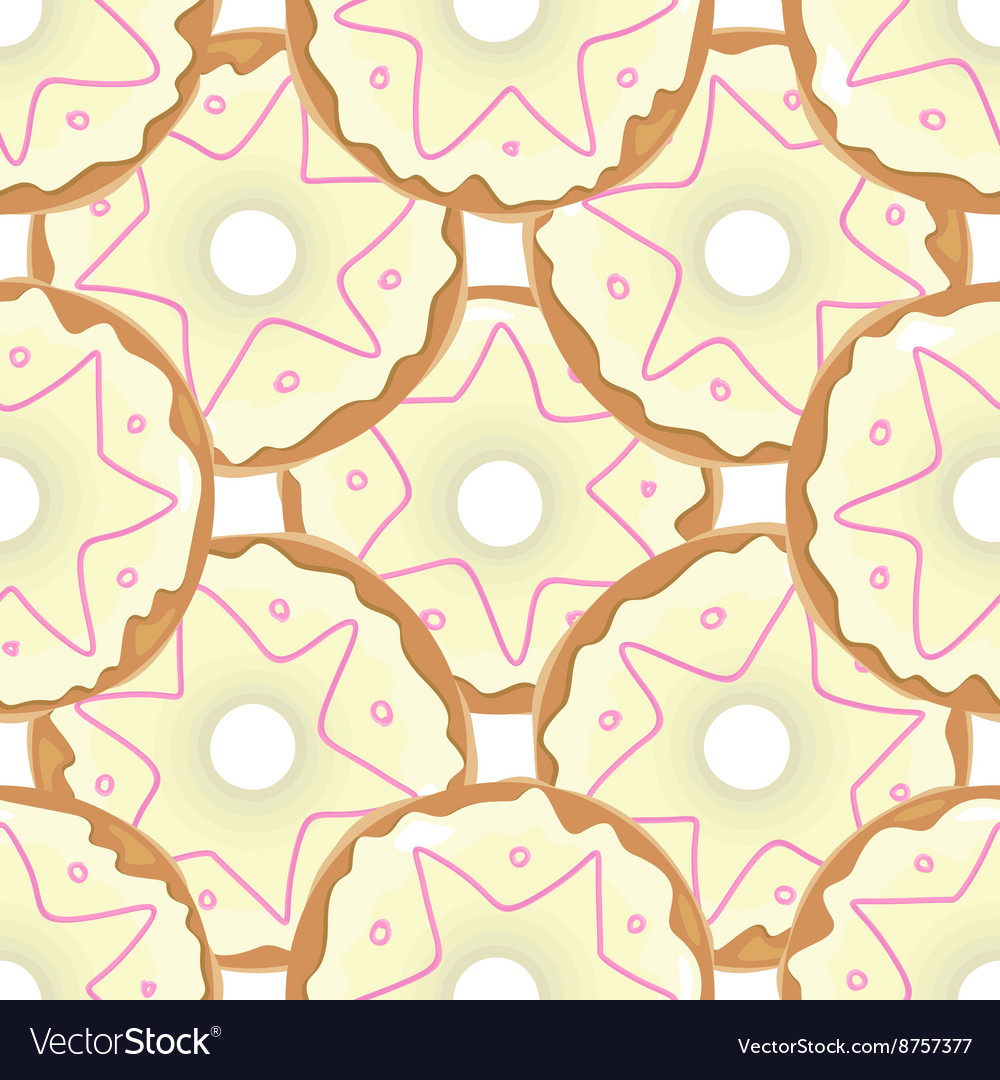 Donut seamless background texture pattern