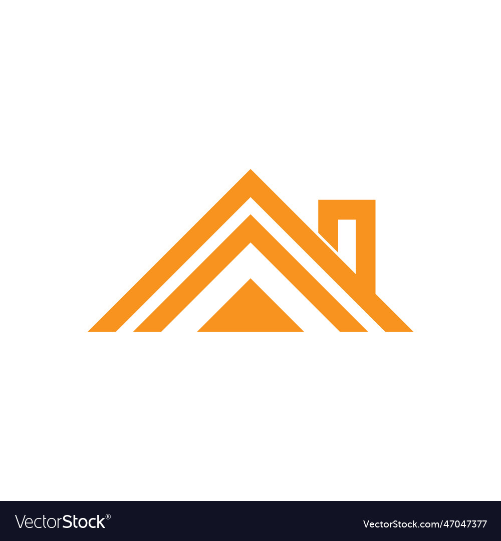 Real estate logo template home house Royalty Free Vector