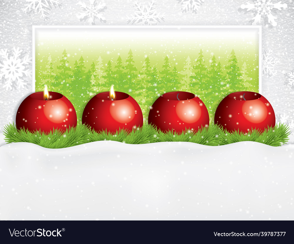 Second sunday in advent concept background