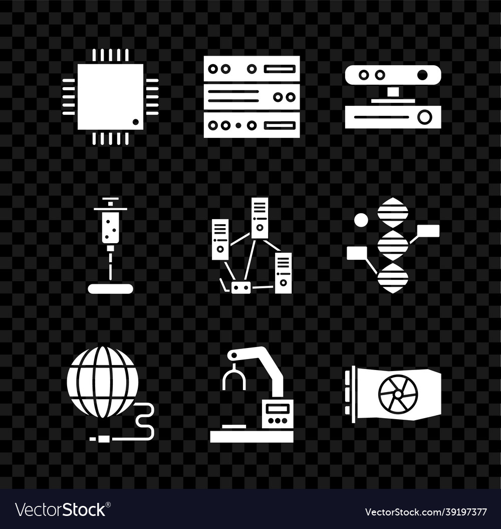 Set processor with microcircuits cpu server data vector image Set processor with microcircuits cpu server data
