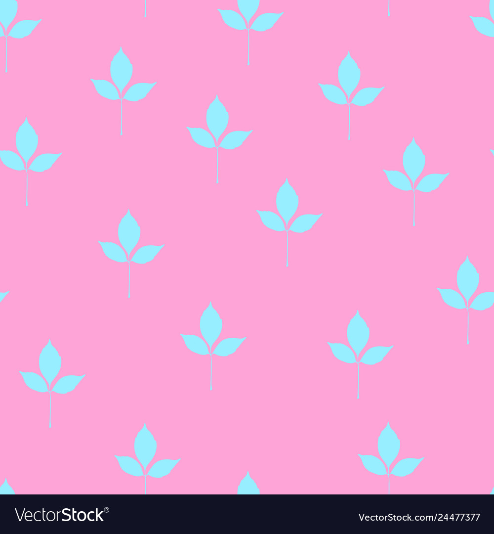 Simple leaf shape seamless pattern autumn