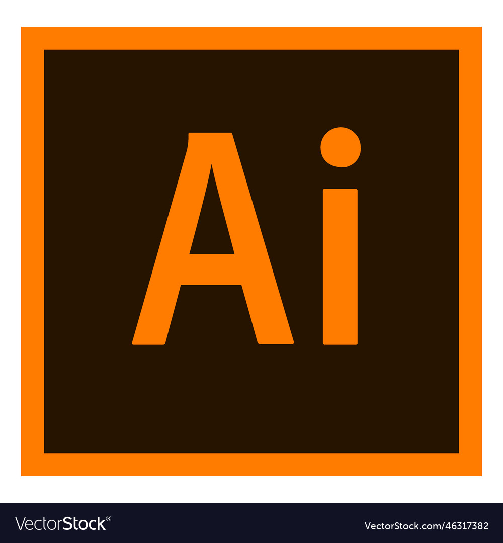 Adobe ai colored icon