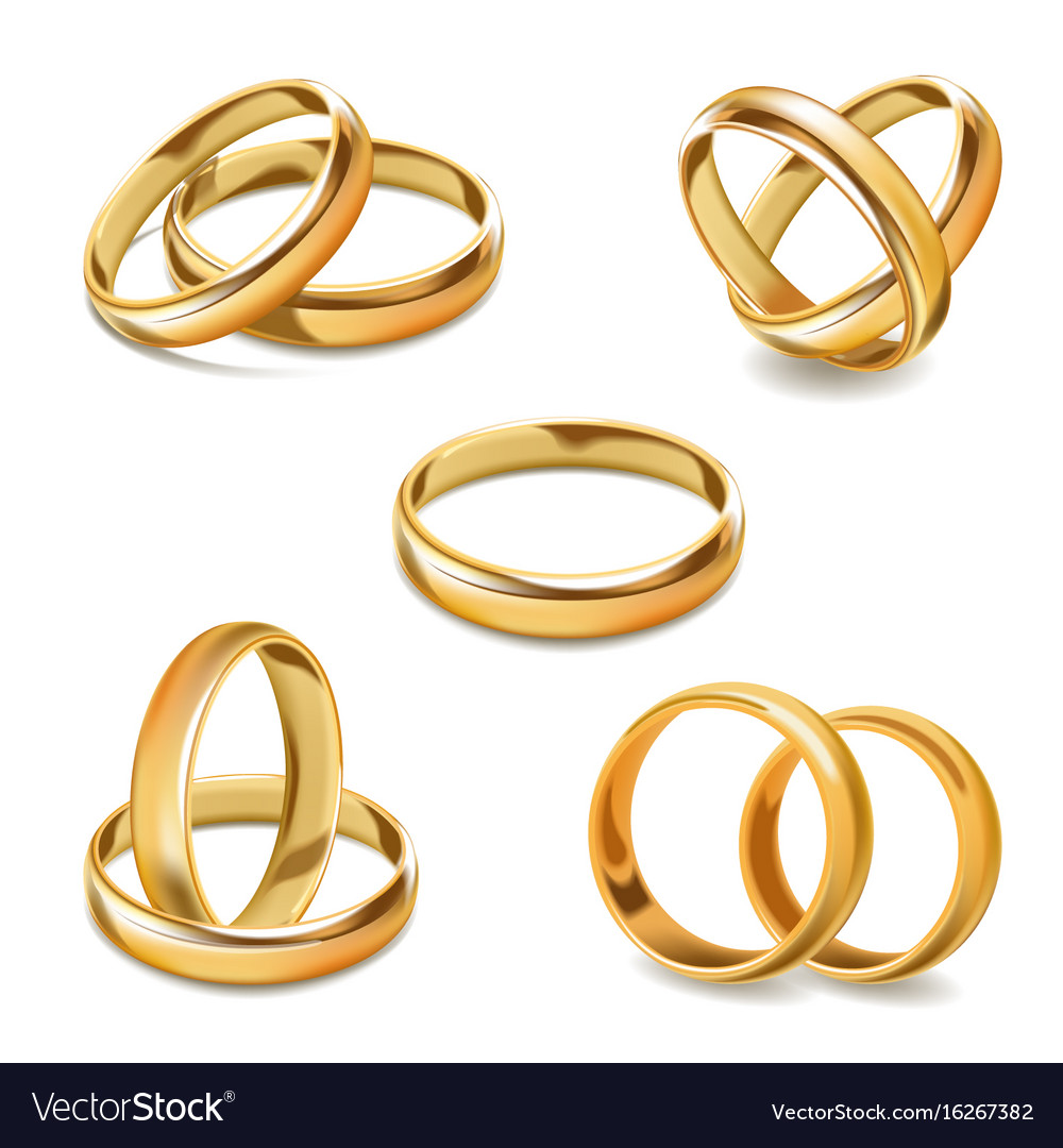 pair rings gold