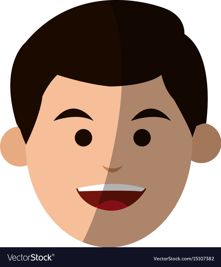 Head of smiling man icon image